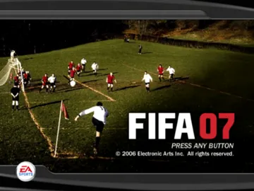 FIFA Soccer 07 screen shot title